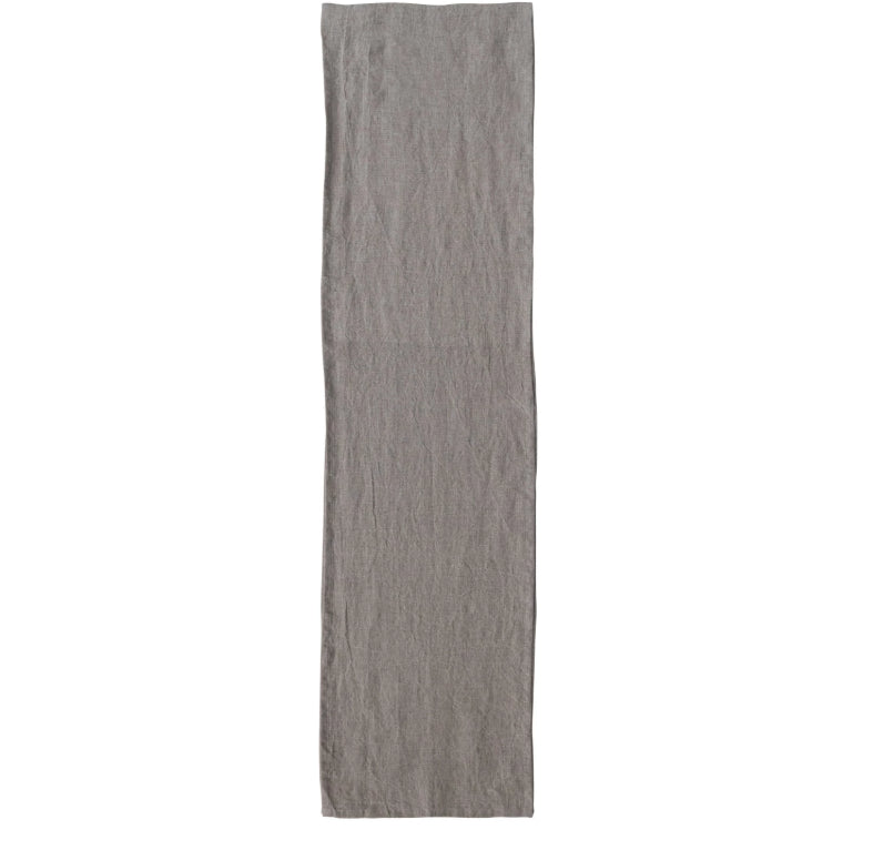 Natural, Stonewashed Linen Table Runner