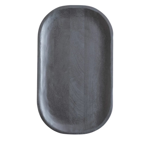 Black Wood Serving Tray