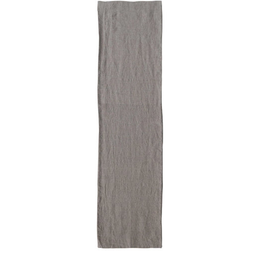 Natural, Stonewashed Linen Table Runner