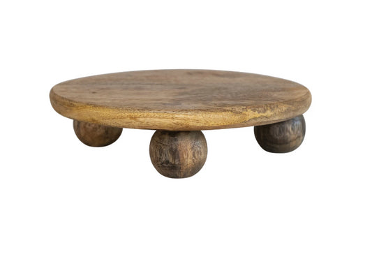 Natural Wood Pedestal