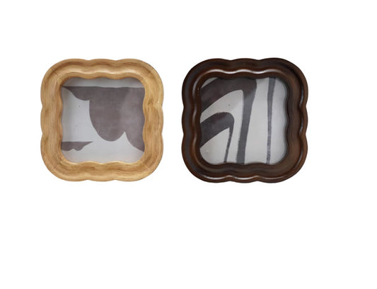 Scallop Photo Frame, 4"x4"