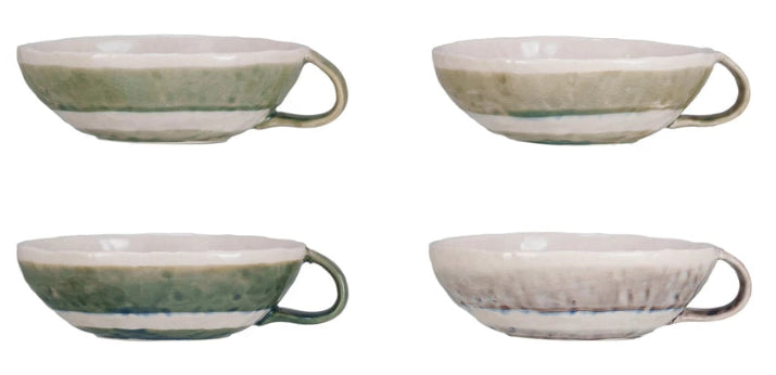 Striped Stoneware Bowl