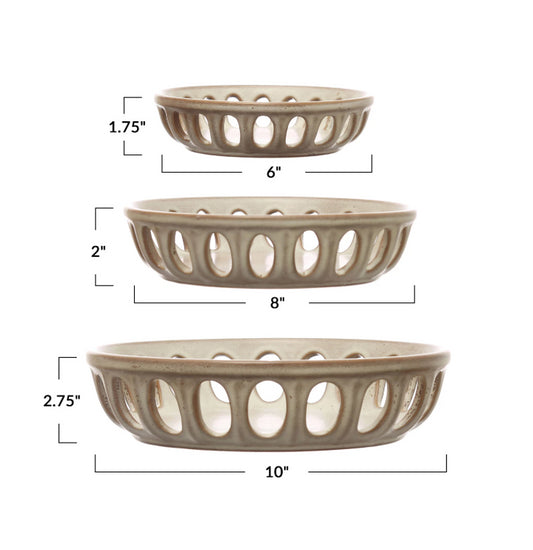 Basket Bowls, Set of 3