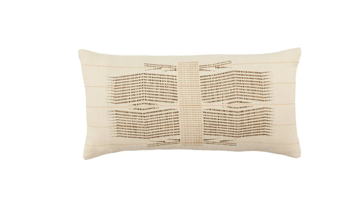 Heritage Loom Lumbar Down Pillow 13x21