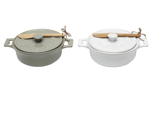 Brie Baker and Spreader, Set of 2