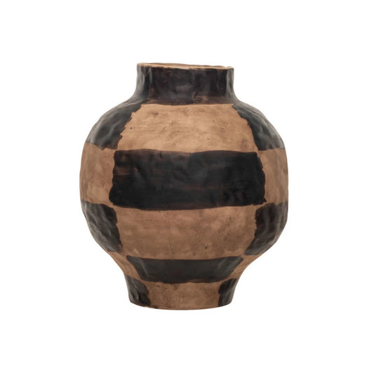 Hand-Painted Textured Vase