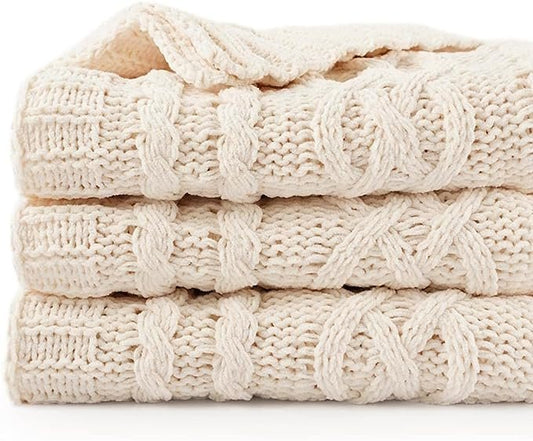 Ivory Throw Blanket