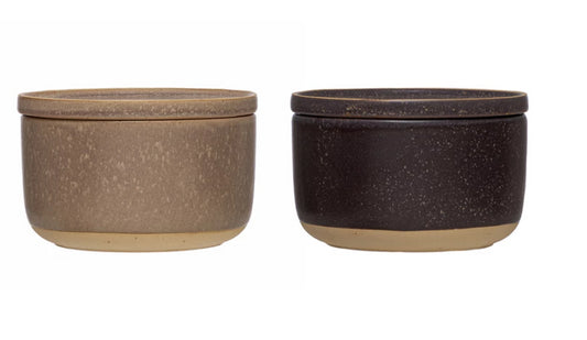 Set of 2, Stoneware Bowl Set