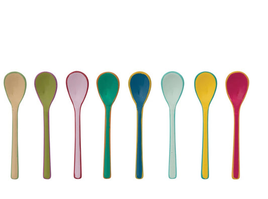Enameled Stainless Steel Salt Spoon