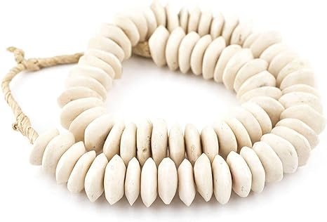 White Bone Bead Saucer