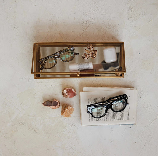 Mirrored Brass Box