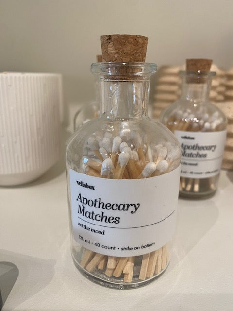 Candle Stick Match Jar