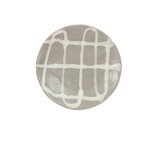 Grey Stoneware Plate