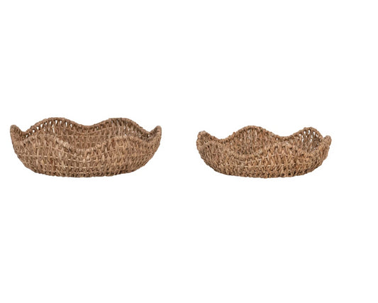 Scalloped Edge Bankuan Bowls – Set of 2