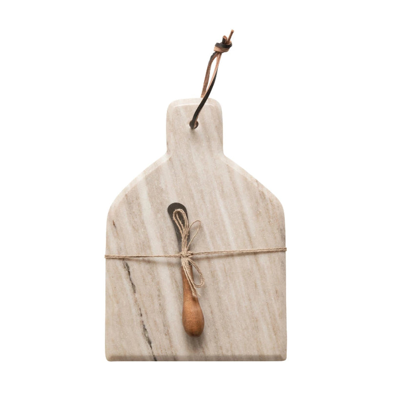 Cutting Board with Knife