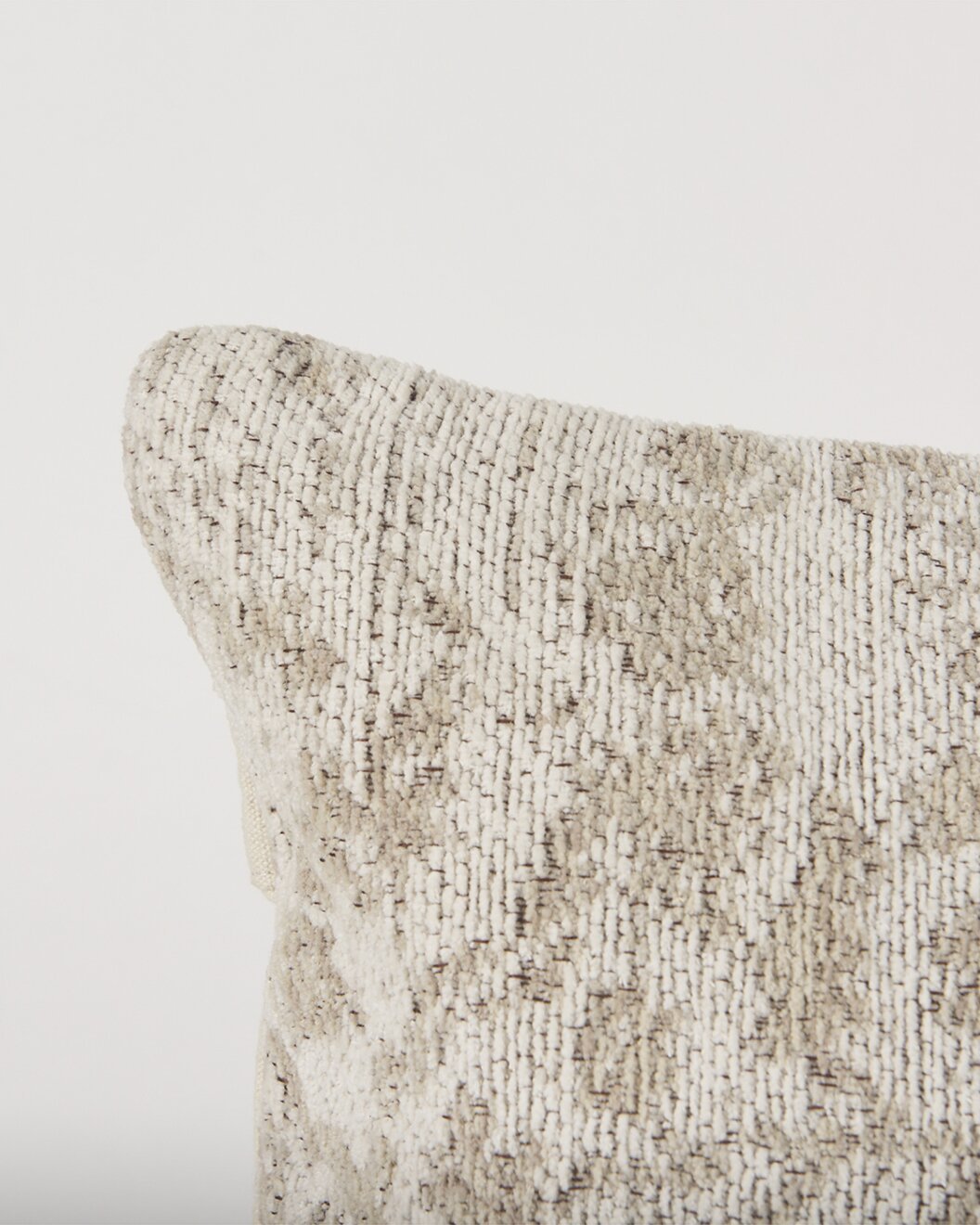 Antique Style Lumbar Pillow Cream