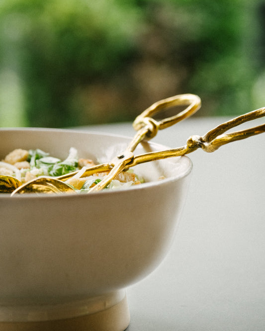 Brass Leaf Tongs
