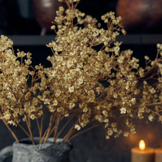 Faux Gypsophila Stem – Cream
