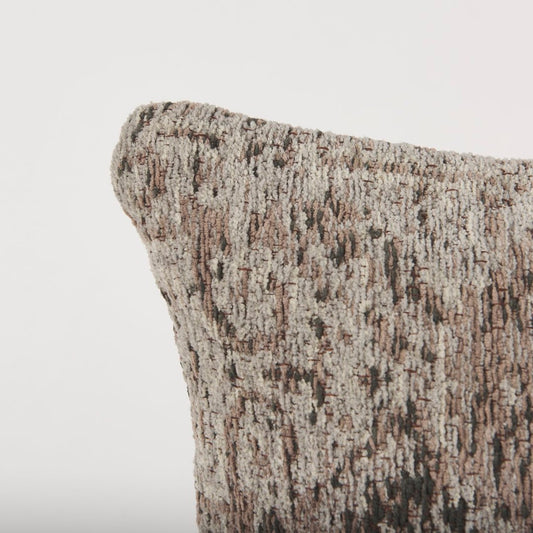 Antique Style Lumbar Pillow Taupe
