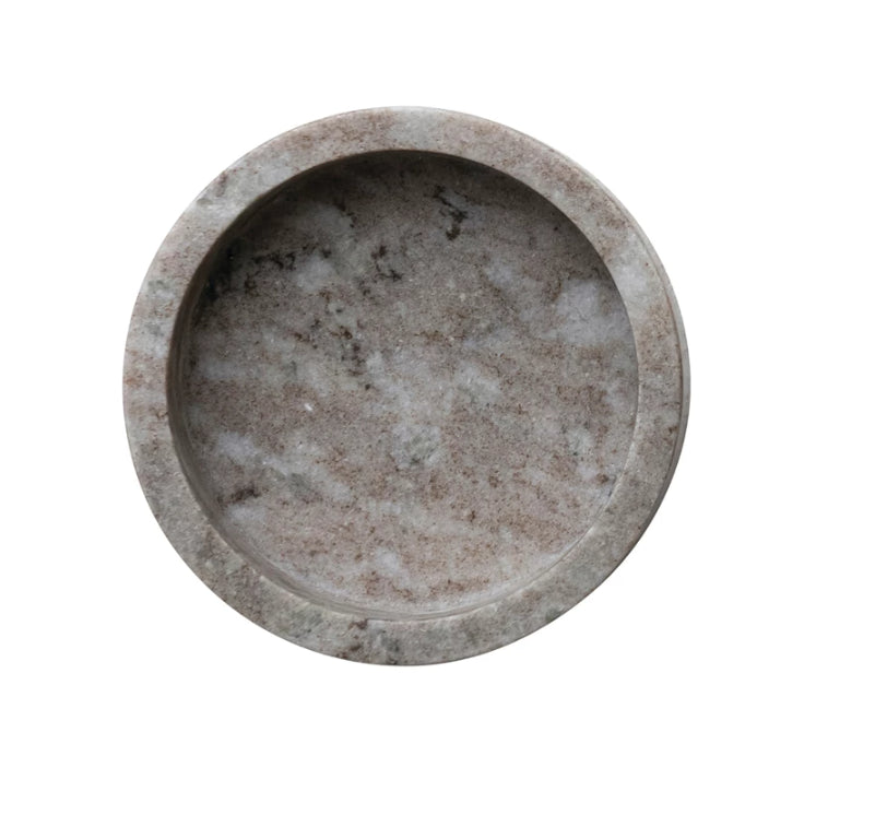 Marble Dish/Bottle Holder