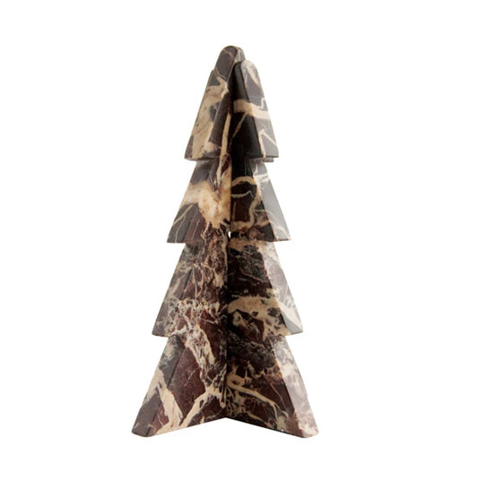 Marble Christmas Tree, Red