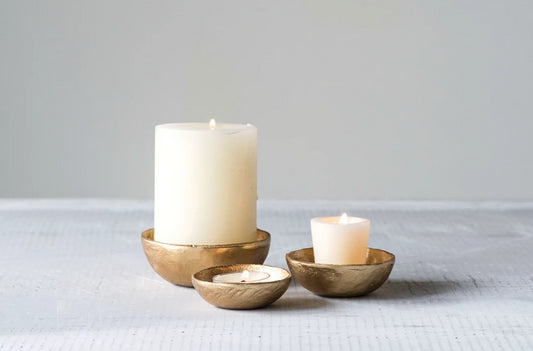 Cast Aluminum Accent Bowls – Set of 3 Sizes